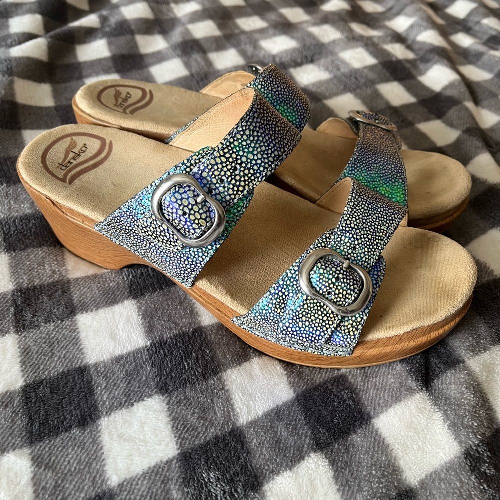 Dansko Sophie Sandals iridescent  metallic